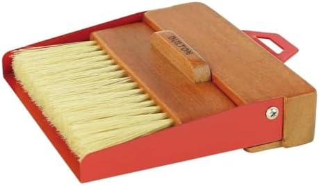 Dulton Dustpan and Brush DUSTPAN AND BRUSH RED H21-0365RD Red Broom & Dustpan Set